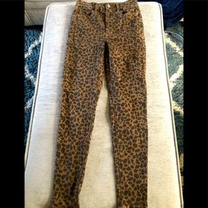 AE curvy super high rise jeggings